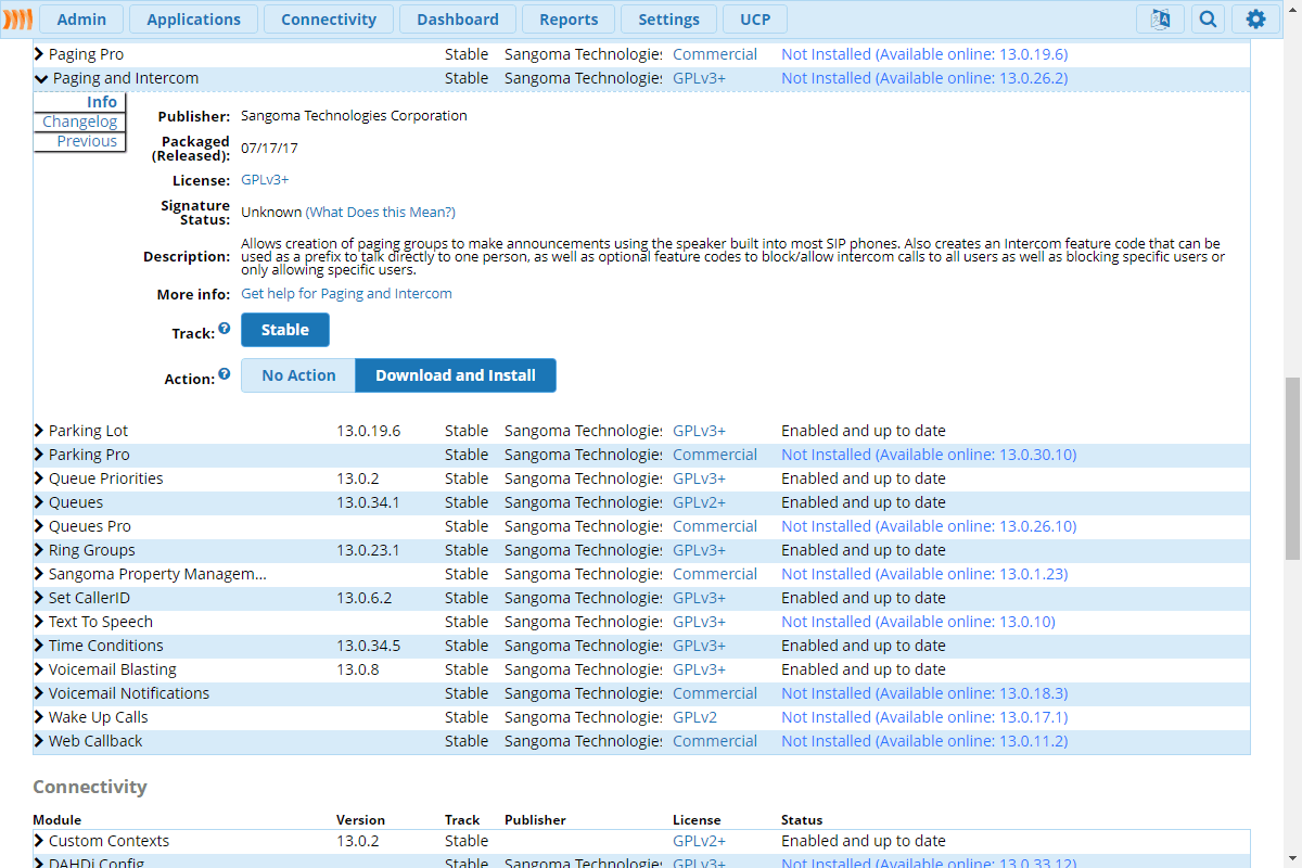 Обзор модуля Paging and Intercom - Asterisk IP-телефония