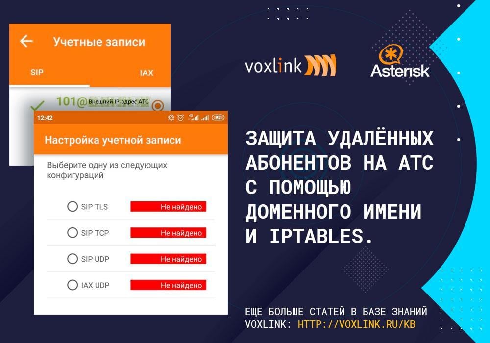 Настройка firewall для asterisk