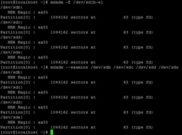 Проверка дисков на присутствие RAID блоков