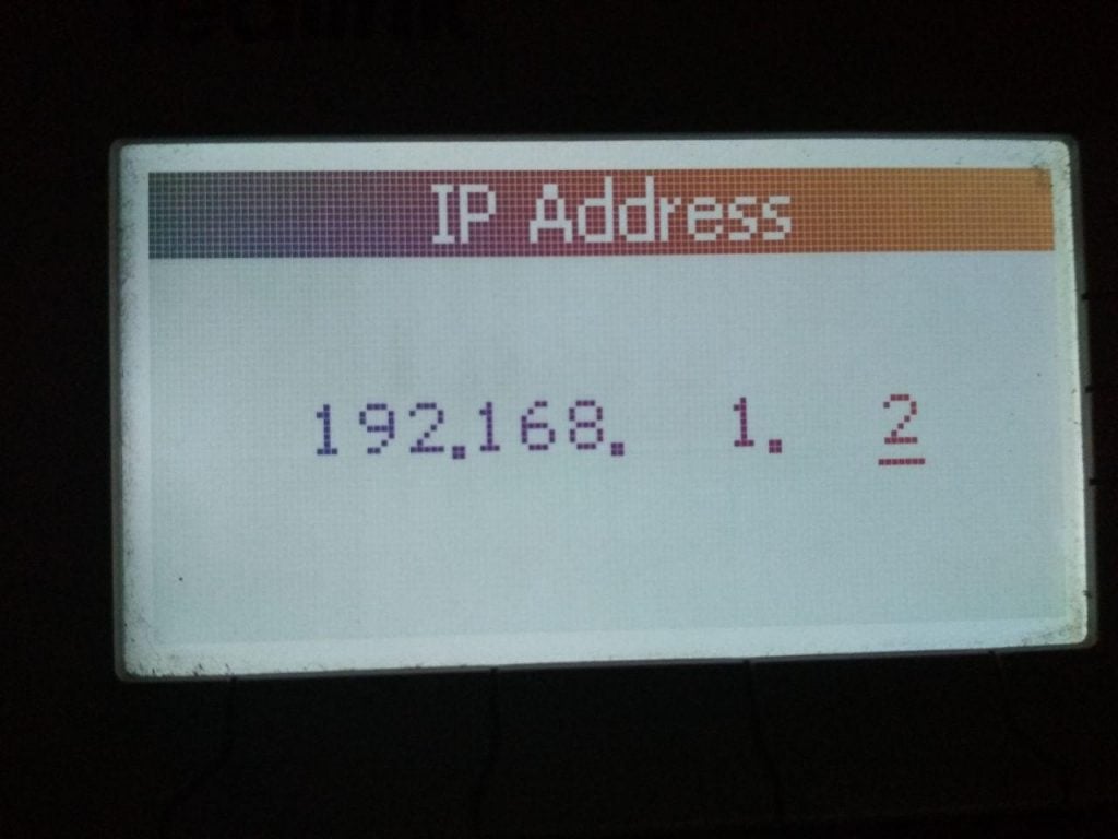 Назначение IP адреса