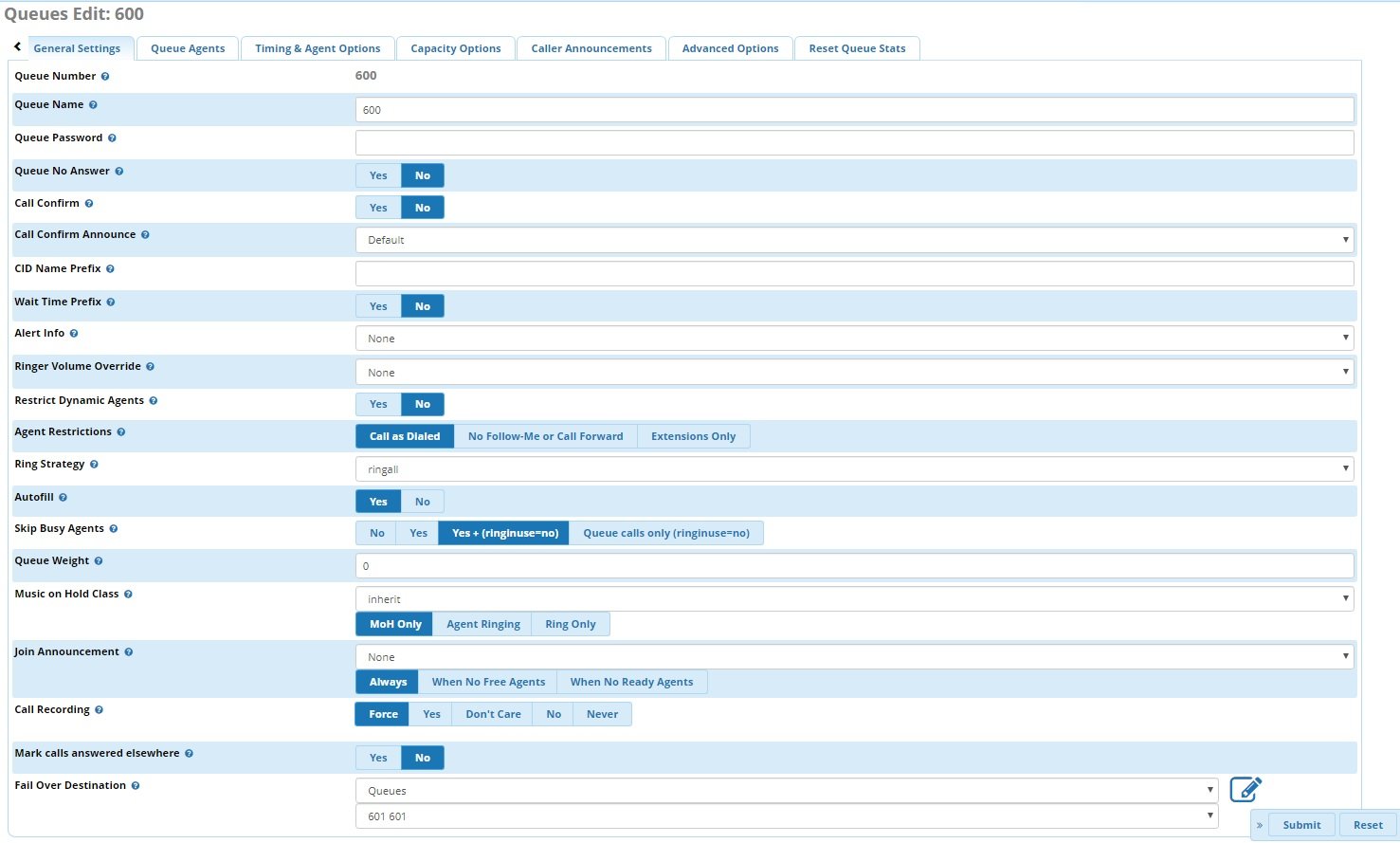 Кастомизация очередей во Freepbx - Asterisk IP-телефония