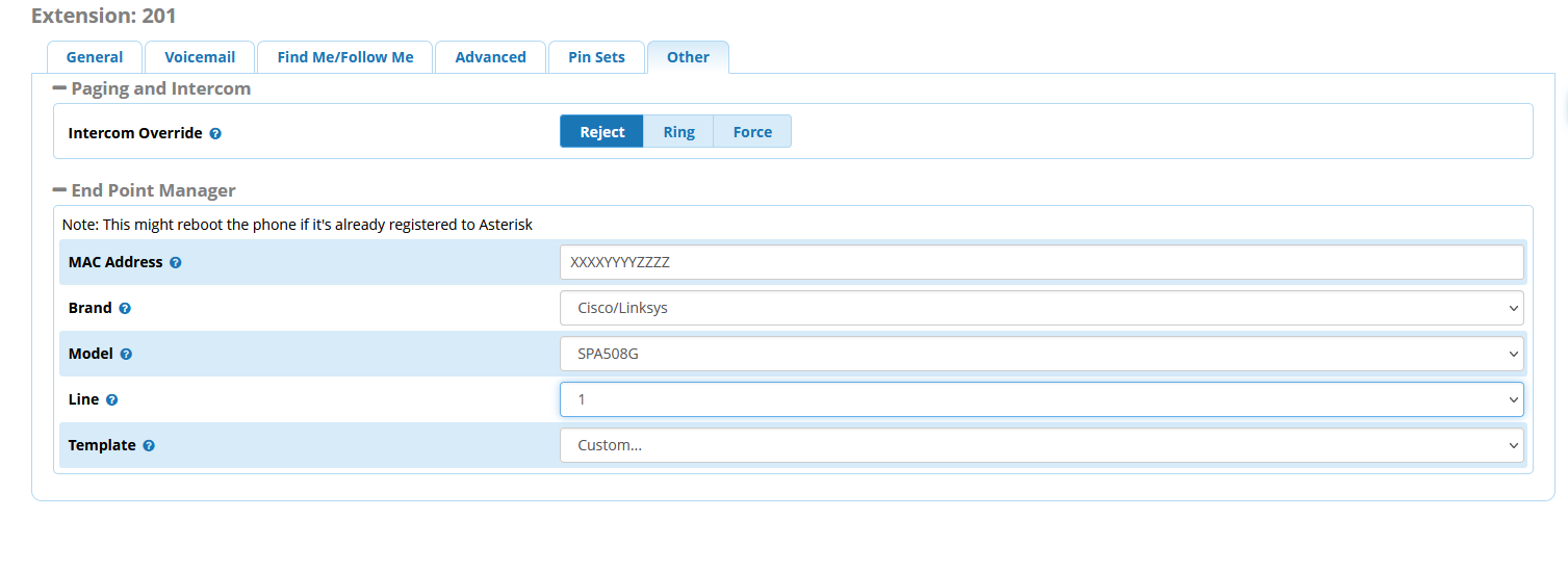 Управление внутренними номерами абонентов во FreePBX 14 - Asterisk  IP-телефония