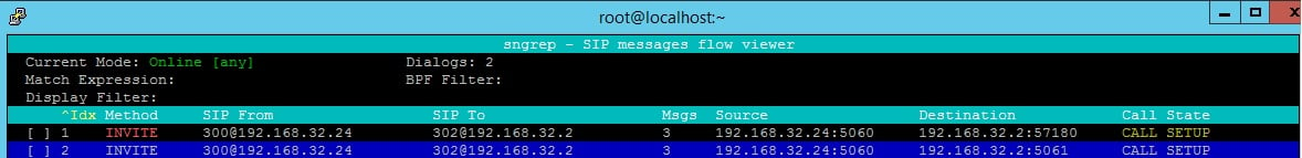 Отображение вызова на PJSIP номер с max-contacts > 1 в sngrep